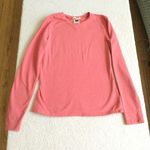 Old Navy Vintage Stretch Long Sleeve Crewneck Orange Top - Sz Medium Photo 1