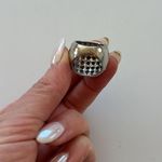 Banana Republic  Silver Pave Cocktail Ring Size 7 Photo 4