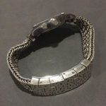 Lois Hill Watch Sterling Silver Roman Numbers Bracelet Link Watch Rare Photo 13