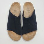 Birkenstock Papillon Namica Slide Black Suede Wedge Size EU 40 Photo 4