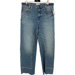 Free People NWT  We The Free Risk Taker Raw Hem Straight Leg Jeans Chance Size 30 Photo 5