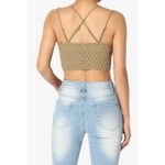 Free People  FP One Womens‎ Boho Summer Adella Lace Bralette Cropped Top Size S Photo 1