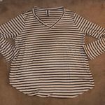 Boutique Glitzy Girlz Striped Top Photo 0
