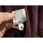 Eileen Fisher  Maroon Textured Silk Blend Blazer Jacket Large L Photo 4