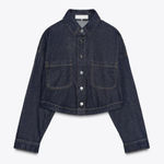ZARA Short Denim Shirt- S Photo 0