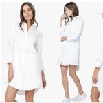 Cuyana  Poplin White Cotton Layered Shirt Dress size Small Photo 1