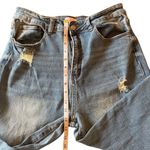 Pink Lily High Waisted Medium Wash Distressed Wide Leg Jeans Size 29 0634W Photo 9