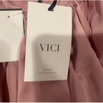 VICI Collection Satin Crossover Tie Neck Top Blouse ***NWT**** Photo 4