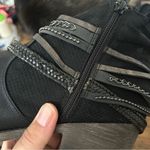 SO  Celery Black Ankle Booties with Straps Boho Bohemian Casual Fall 10 Photo 6