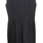 Lafayette 148  Black Gathered Pleated Faux Wrap Dress Photo 1