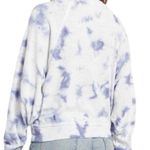 Z Supply Blue & White Claire Cloud Tie Dye Lounge Crewneck Sweatshirt Photo 1