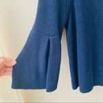 Joie  Knit Pullover Sweater Navy Sz Medium Photo 3