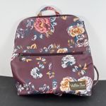 Matilda Jane  Moments With You Plum Perfect Backpack Purse Floral Tote Bag Photo 0