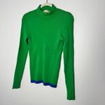Tory Burch  green and blue stretch sweater Photo 1