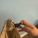 GIAN BERNINI genuine leather light pink shoulder bag with coach charm Photo 5