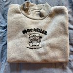 Mac Miller Custom Crewneck Sweatshirt Gray Photo 1