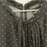 Liz Claiborne Career Black Polka Dot Blouse Women’s Conference Wear Business Photo 3