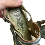 Fly London  Women’s EU 37 US 6.5-7 Leather‎ Wedge Sandals Leather Strappy Boho Photo 7