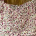 Princess Polly  Elmer Ruched Lined Mini Dress Pink & White Floral‎ Size 0 Photo 12