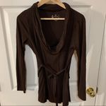 Lucy & Laurel Like New  Cowl Neck Tie-waist Tunic Photo 0