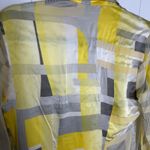 Escada Abstract yellow silk button down shirt size 34‎ quiet luxury old money 4 Photo 7