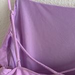 Free People Intimately Pink Square Neck Strappy Back Thong Bodysuit Small Photo 4