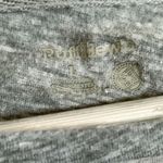 Ruff Hewn  Gray Cotton Rear Burnout Long Sleeve Tee Photo 2