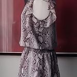 1. State Short Sleeve Smocked Waist Layer Mini Dress, Size Sm, Color RICHBLKCOM Photo 3