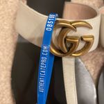 Gucci Womens  Leather Thong Sandal with Double G Photo 2