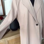 Unbranded Nude Oversized Longline Blazer Pink Size XXL Photo 2