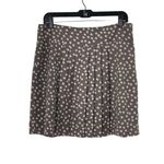 Ann Taylor LOFT Skirt Size 8 Polka Dot Pleats Short Mini School Work Party NWOT Photo 0