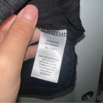 LNA  Black V-Neck Ribbed Tank Top Photo 3