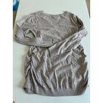 Old Navy  Maternity V Neck Long Sleeve Heathered Knit Sweater Top Size L Photo 3