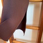 Amazon Chocolate Brown Ribbed Midi Sleeveless Dress XS NWT Photo 6