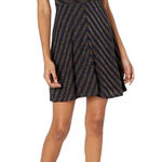 Dress the Population Dress the Population Trista Blue Gold Sparkle Dress New Size S Photo 0