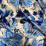 ZARA Blue and Black Long Sleeve Cowl Neck Sundress Photo 5