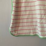 LAKE Pink White Green Sleepshirt Pajama Top Cotton PJs Women's size Medium Photo 3