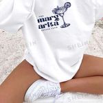 SheIn Margarita Off-Shoulder Crewneck Photo 1