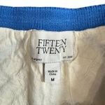 Fifteen Twenty  Amber Crochet Skirt in Blue/White, Size M Photo 4