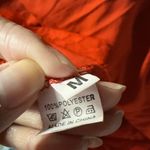 Tiptupu classic collection red laced long sleeves round neck super silky stretch Size M Photo 5