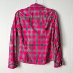Hollister Shirt Womens M Y2K Cotton Stretch Plaid Western Rodeo Cowgirl Festival Photo 5