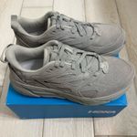 Hoka Clifton L Suede Women’s Sneakers Size 5.5 Limestone Photo 4
