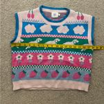 Luna Ivy Colorful Sleeveless Sweater Vest Pink Size XS Photo 3