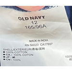 Old Navy  Women's Dress Short Fully Lined Sleeveless Scoop Neck Cotton Blue‎ 12 Photo 5