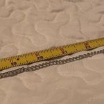 Women’s Statement Silver Tone Blue Rhinestone Bib Necklace Photo 9