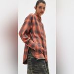 BDG Orange and Black Maxi Skirt Photo 5