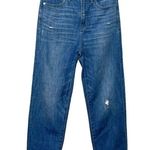 Madewell  Classic Straight Jeans Novello Wash Distressed Women’s Size 24 Photo 0