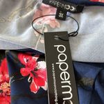 PaperMoon  Women Top Size 3X Blue Multi Floral Spaghetti Straps Blouse‎ Photo 11