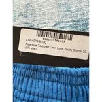 Pretty Little Thing NWT! Blue Textured Linen Look Floaty Shorts US Size 16 Photo 3