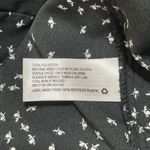 A New Day Blouse Top Black White Micro Floral Size L Large Long Sleeve Photo 6